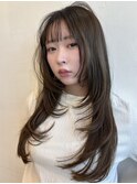 >>ワンカールで可愛いレイヤーカット