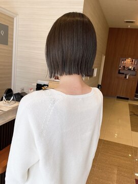 ノア 太宰府(noa) ミニボブ×グレージュ