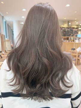 バイオレット 表参道店(Violet) ブリーチなしダブルカラーミルクグレージュレイヤーカット表参道