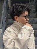 スパイキーショートシャドウパーマアクティブショート