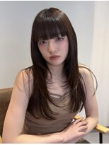 ラボヌールヘアー オリビエ 北千住店(La Bonheur hair Olivier)&nbsp;レイヤー/ぱっつん前髪/ハッシュカット【北千住/北千住駅】