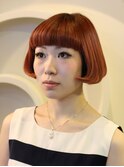 ショートボブ　60sな雰囲気