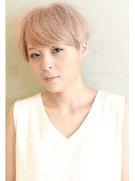 スノッブリコ(snob rico) [snob rico] ピンキーアッシュ×簡単ショート