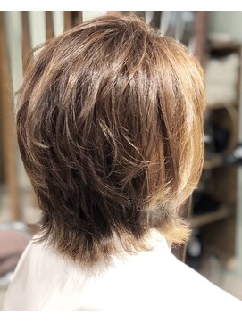 ベルマーノ(Belle Mano) ショートレイヤー無造作STYLE