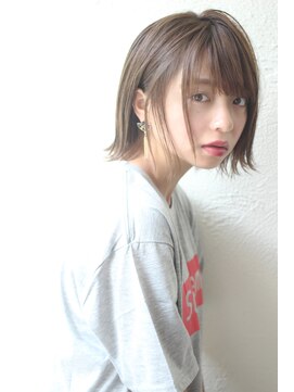 アンアミ オモテサンドウ(Un ami omotesando) 【Un ami】《増永剛大》2018/無造作/トレンド/切りっぱなしボブ