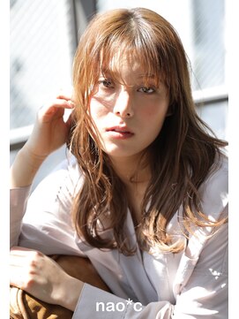 ナオシ トレス 富雄店(nao*c tres) 【奈良/富雄nao*c】大人かわいい小顔フェミニンロング