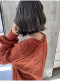 グレージュ ボブ