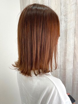 シエル 立川店(CIEL) 【CIEL×久光】オレンジブラウン×外ハネロブ