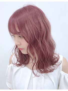 シエラ 心斎橋(CIERA.) CIERA.ピンクローズ×重軽ウェーブ