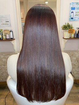 ミエル ヘア 新宿(miel hair) 髪質改善ULTOWAトリートメント×縮毛矯正