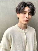 韓国ヘアコンマバングサイドパートニュアンスワンカール