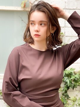 アグ ヘアー ルイ 帯広店(Agu hair louis) 《Agu hair》くせ毛風フレンチボブ