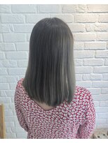 デイジー インデックスヘア 大島店(DAISY index hair)&nbsp;シャドウルーツ×ホワイティグレージュ×髪質改善トリートメント