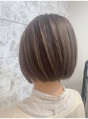 切りっぱなしボブ