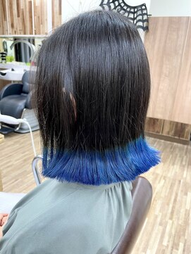 シードヘア(seed hair) 外ハネボブ◇裾カラー