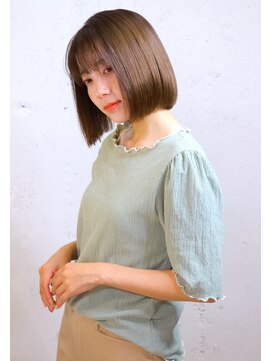 フォルテ 掛川店 ツヤ髪ボブ【掛川 美容室 髪質改善】