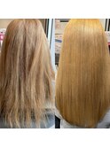 【髪質整形ストレート×バイカルテトリートメント】