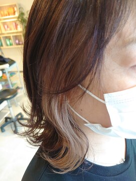 ビークールナナジョウ(Be-COOL 7-jo) カカオブラウンとインナーピンクベージュ