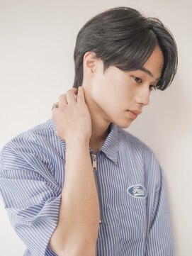 ジョエミバイアンアミ(joemi by Un ami) 前下がりセンターパート ダウンパーマ マッシュパーマ 韓国風