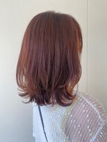 カシェ リタ ヘアー(CACHE'&RITA HAIR)&nbsp;くびれヘア◯レイヤー◯オレンジブラウン◯顔まわりカット