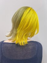 リノショアーズ 日本大通り店(RINOSHORES)&nbsp;外ハネツートーンカラーイエローウルフブロンドハイトーンmaaya