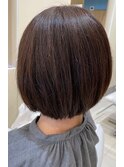 50代前下がりボブ