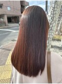 ストレート×オレンジブラウン20代30代40代50代