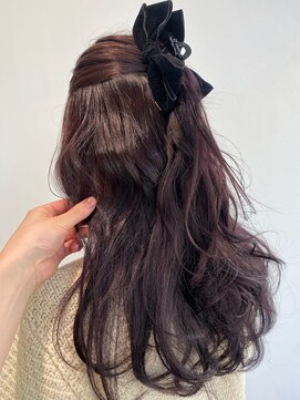 コト 福井大和田店(coto) 福井　ラベンダーカラー　暖色カラー　艶髪　ダブルカラー　艶髪