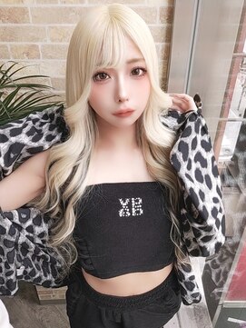 カプセル シンジュク(CAPSULE) ☆CAPSULE☆ホワイトベージュ&インナーブラックシールエクステ