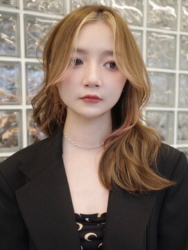 サンク 原宿 表参道(cinq) 原宿ミルクティーベージュブリーチハイトーンカラーダブルカラー