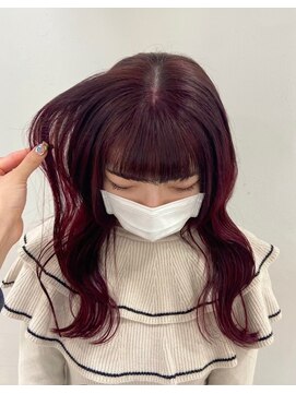 アフェクションカナヤマ(AffECTION kanayama) 韓国 レイヤーカット ブリーチ ダブルカラー 髪質改善