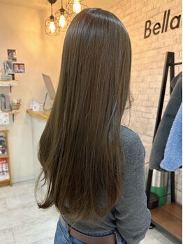 ベラ(Bella)の写真/髪のダメージを最小限に抑えた縮毛矯正で、自然で艶のある美髪ストレートを叶えます♪【吉祥寺】