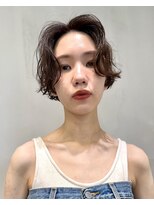 ナループロアオハナ(Nalu pu loa ohana) パーマショートパーマショートボブパーマハンサムショートパーマ