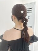 《sheer /稲葉》#ヘアセット#あみおろしヘア