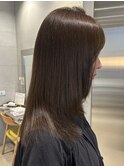 夏カラー透明感ワンカラー★お顔周りカット20代30代