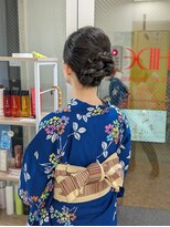 ヒデ美容室&nbsp;浴衣ヘアアレンジ