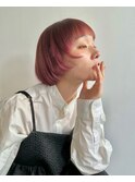 ちょっぴり個性派前上がりボブ
