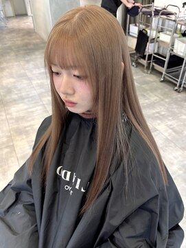 ペレ アネックス 大阪梅田茶屋町店(PELE ANNEX) ミディアムヘア/デザインカラー/フェイスフレーミング/梅田