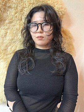 ナウアズ(now as.) ロングニュアンスパーマ【mayu】【now as.明石駅3分】