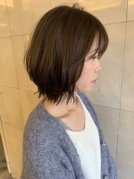大須賀美容室 けやき通り店 大人レイヤーボブ