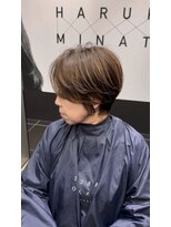 メゾンイデアル(maison Ideal)&nbsp;大人ショート×脱白髪染めカラー