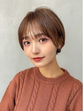 ギークス(GEEKS) 【GEEKS渋谷】ウォームブラウン/冬カラー/大人ショートボブ/小顔