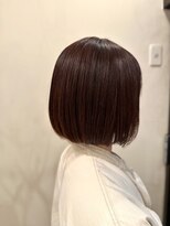 フォーカラープロブレム(4 COLOR PROBLEM) Aラインボブ×ウォームブラウン