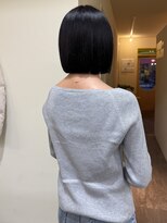 ヒントステーション(HINTSTATION) 〈浅草 半個室〉切りっぱなしボブ×アッシュグレージュ
