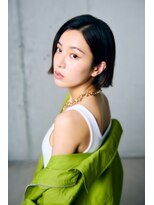 コートフィールエー(CO_T feel.a)&nbsp;【簡単時短】乾かすだけで決まる！クールなストレートミニボブ