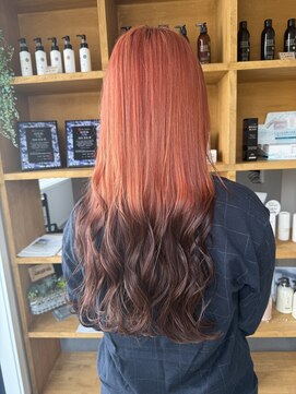 アウラヘアーサロン(aura hair salon) ルーツカラー