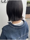 ブルーアッシュボブ