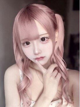 インク 渋谷(INK.) ミルクティーブロンドニュアンスウルフワンホンレイヤー渋谷
