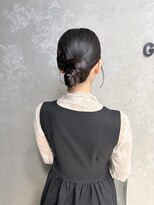 コトナ(kotona)&nbsp;【シンプル☆タイトシニヨン】ヘアセットカチモリヘアアレンジ