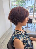 【朝ラク】ショートヘアショートパーマ髪質改善パーマ
